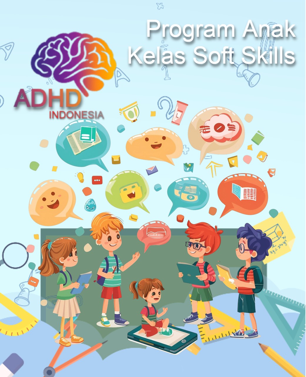 Program ADHD Indonesia Kabupaten Buru Selatan Kelas Soft Skills Anak ADHD